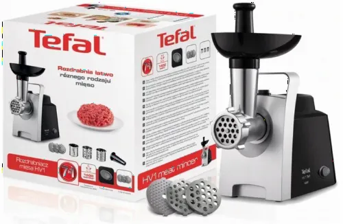 Mașină de tocat carne Tefal NE108831, Negru Argintiu