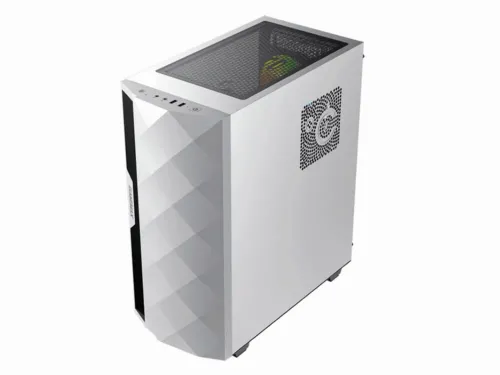 Carcasă PC Gamemax Diamond COC, Midi-Tower, ATX, Alb