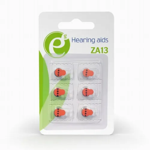 ZA13, Blister*6, Energenie, EG-BA-ZA13-01, 5.4x7.9mm, 255mAh
