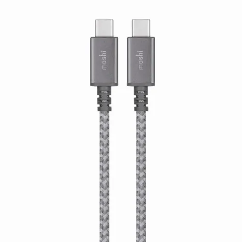 Cable MOSHI  Integra™ Type-C / Type-C, 2.0 m, Titanium Gray