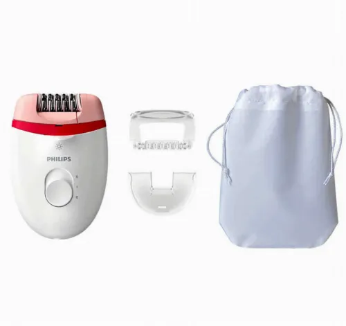 Эпилятор PHILIPS BRE255/00, Белый/Розовый