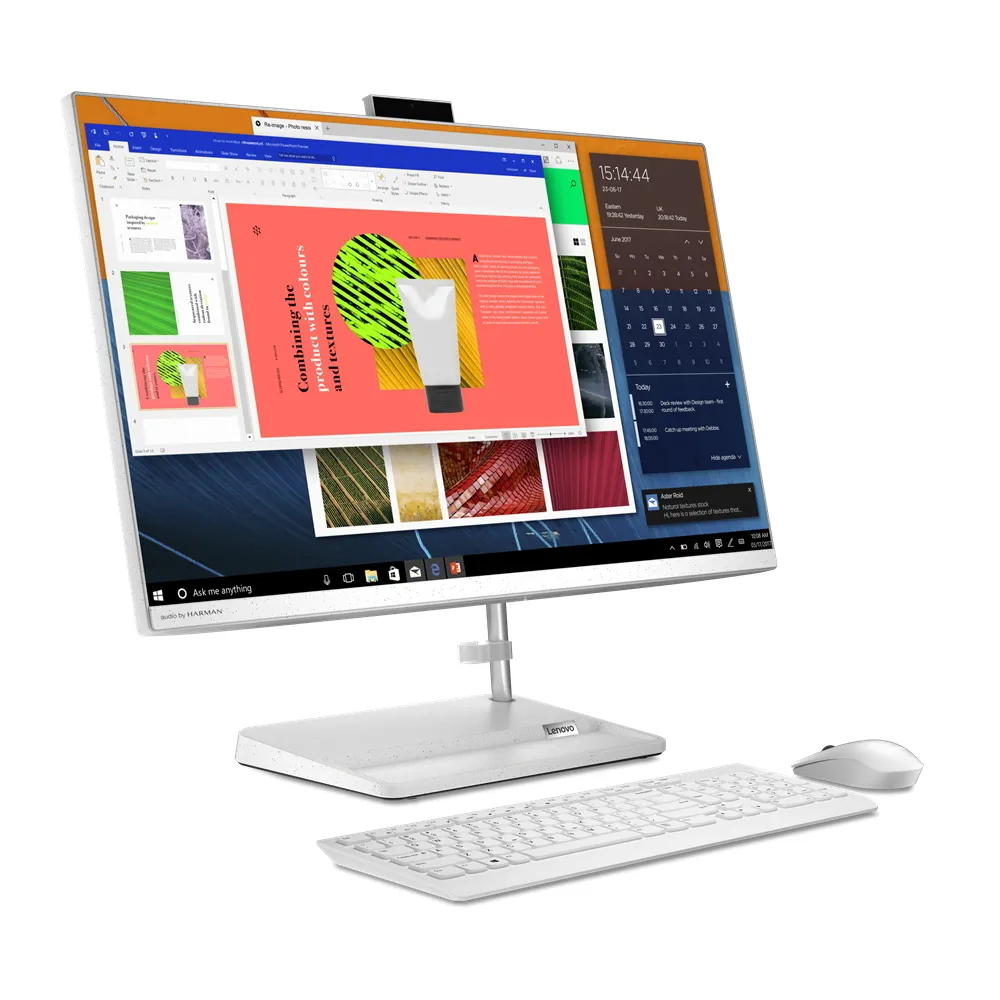 Computer All-in-One Lenovo IdeaCentre 3 27ITL6, 27", Intel Core i5-1135G7, 8GB/512GB, Fără SO, Alb