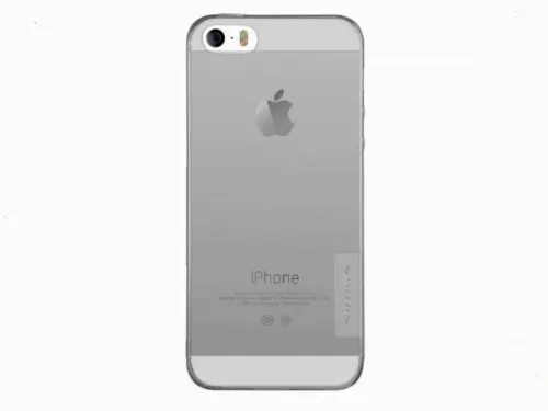 Husă Nillkin iPhone SE/5S/5 - Ultra thin TPU - Nature, Gri