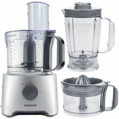 Robot de bucătărie Kenwood Multipro Compact FDP302SI, Argintiu