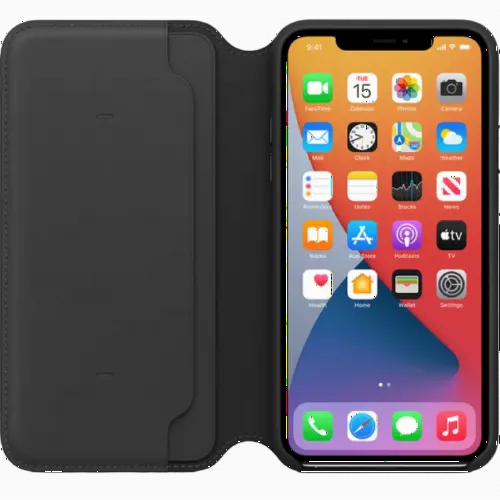 Чехол Apple iPhone 11 Pro Max Folio, Чёрный