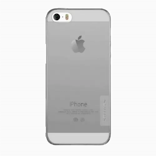 Husă Nillkin iPhone SE/5S/5 - Ultra thin TPU - Nature, Gri