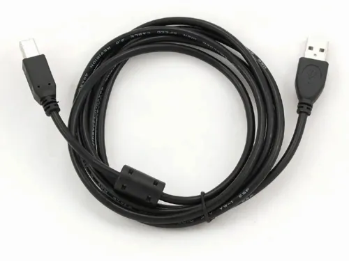 Cablu de date pentru periferice Cablexpert CCFB-USB2-AMBM-1.5M, USB Type-A/USB Type-B, 1,5m, Negru