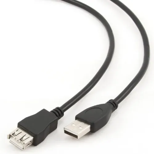 Cablu prelungitor Cablexpert CCP-USB2-AMAF-15C, USB Type-A/USB Type-A (F), 4,5m, Negru