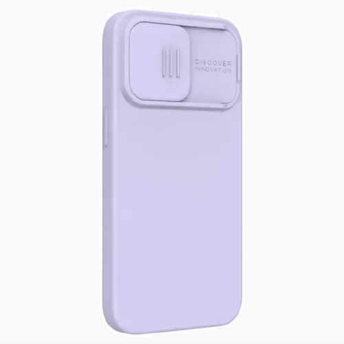 Чехол Nillkin iPhone 13 Pro Max, CamShield Silky Silicone, Misty Purple