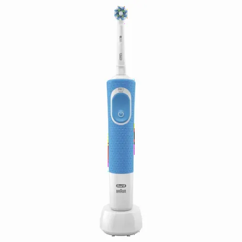 Periuță de dinți electrică BRAUN Vitality 100 Cross Action, Alb Albastru
