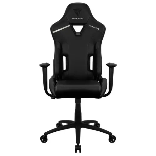 Игровое кресло ThunderX3 TC3, Искусственная кожа, Чёрный
