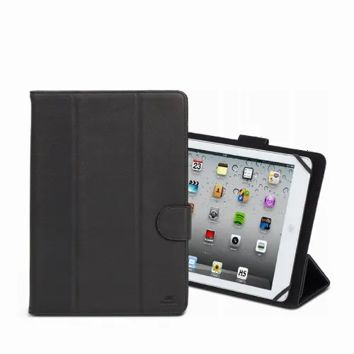 Husă pentru tabletă RivaCase Malpensa, 8", Microfibră, Negru