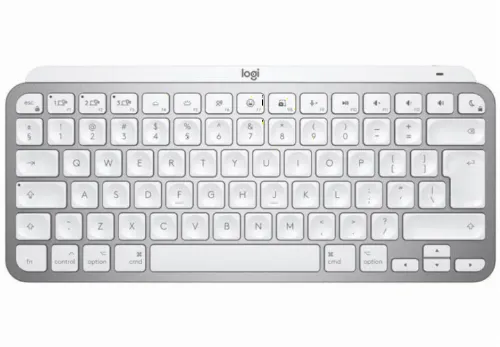 Tastatură Logitech MX Mechanical Mini for Mac, Fără fir, Pale Gray