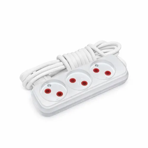 Prelungitor cu 3 locuri cu impamantare 5m 3x1.5 mm
