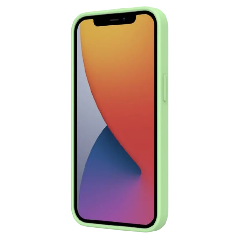 Чехол Nillkin iPhone 13 Pro Max, CamShield Silky Silicone, Mint Green