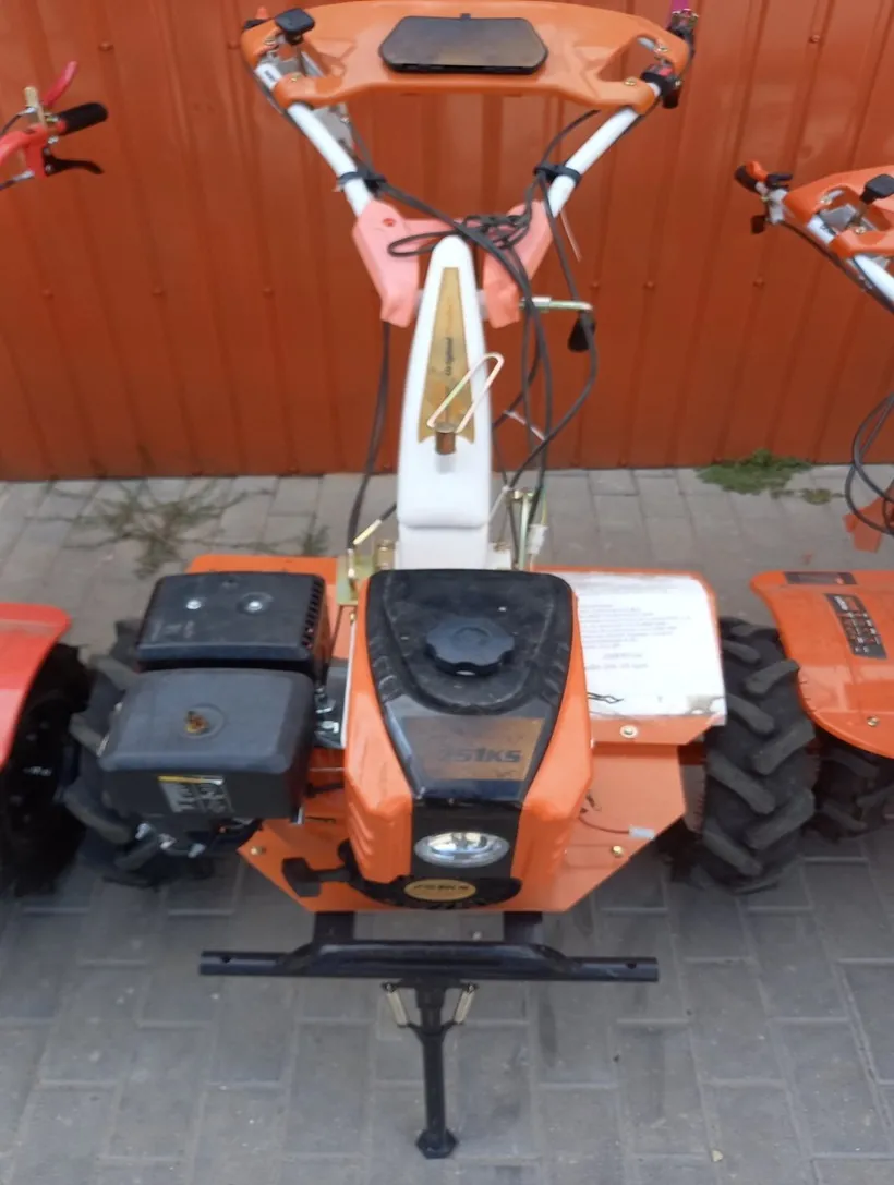 RES Motocultor RURIS 751KS + freza + plug revers + roti metal+ contragreutati