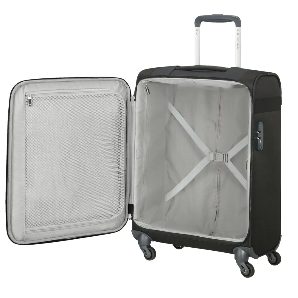 Valiza Samsonite CITYBEAT cu 4 roti 55/20 LENGTH 40CM negru