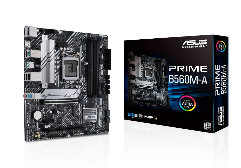 Placă de bază ASUS PRIME B560M-A, LGA1200, Intel B560, Micro-ATX