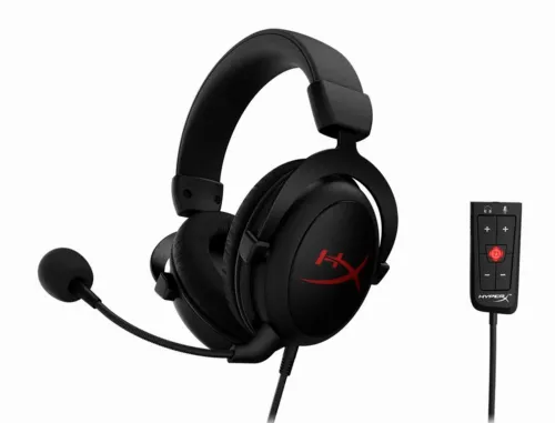 Игровая Гарнитура HyperX Cloud Core 7.1, Проводной аналоговый, Чёрный