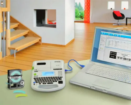 Ленточный принтер для маркировки Epson LW700, Белый