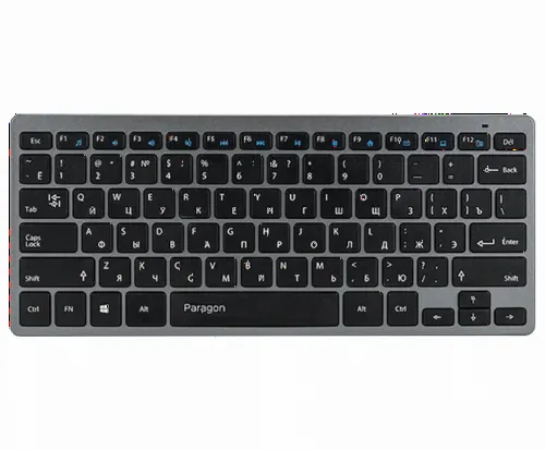 Set Tastatură + Mouse QUMO Paragon, Fără fir, Argintiu