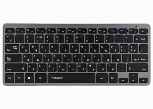 Set Tastatură + Mouse QUMO Paragon, Fără fir, Argintiu