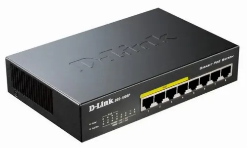 Comutator PoE D-Link DGS-1008P, 4x IEEE 802.3af