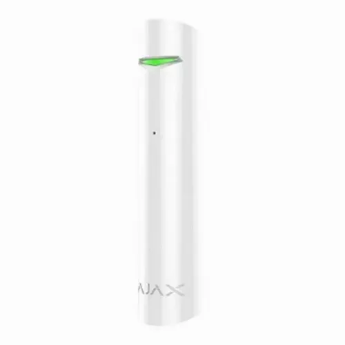 Detector de spargere Ajax GlassProtect, Alb