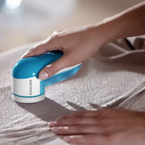 Машинка для удаления катышков PHILIPS Fabric Shaver GC026/00, Белый Синий