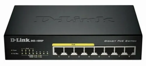 Comutator PoE D-Link DGS-1008P, 4x IEEE 802.3af