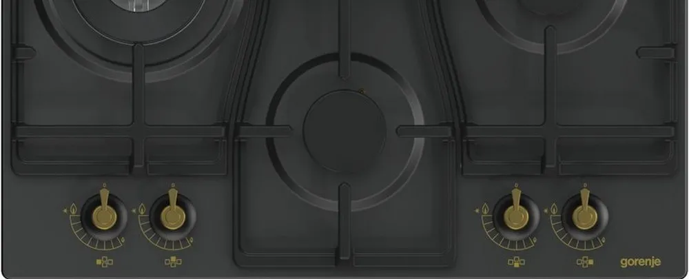 Газовая варочная панель Gorenje GW 6D42 CLB, Чёрный