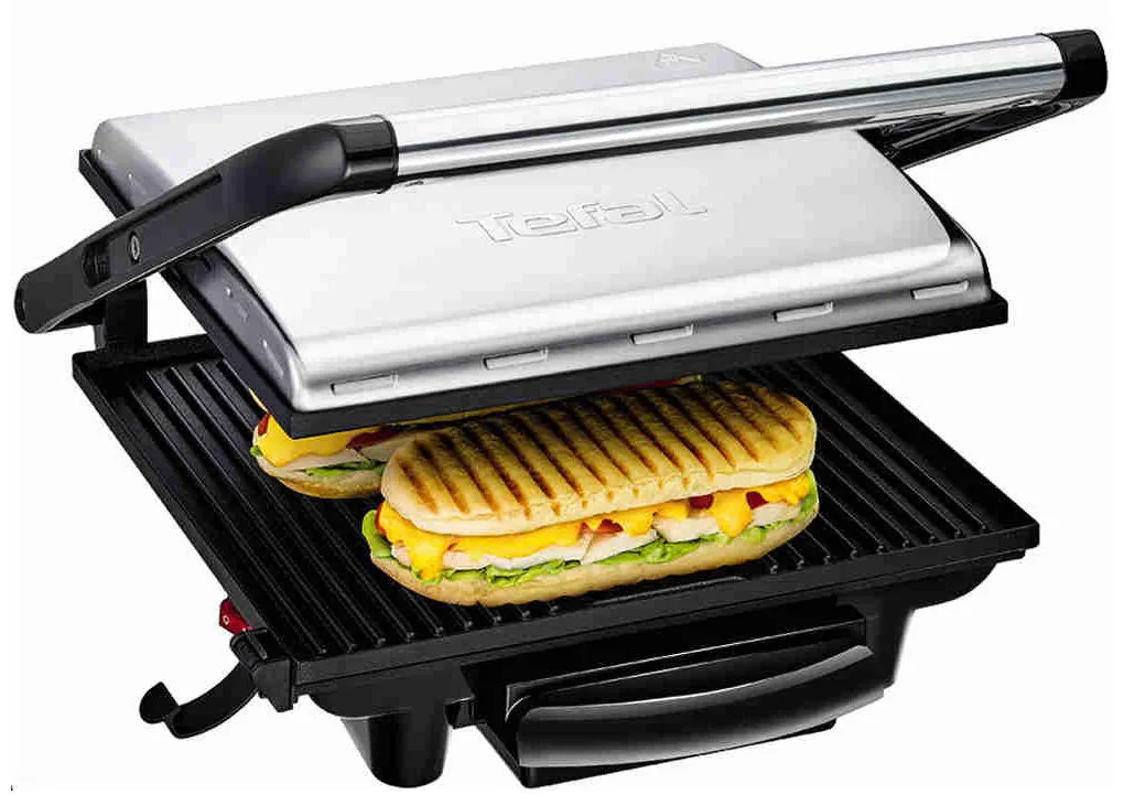 Электрический Гриль Tefal Inicio Grill, 2000Вт, Серебристый