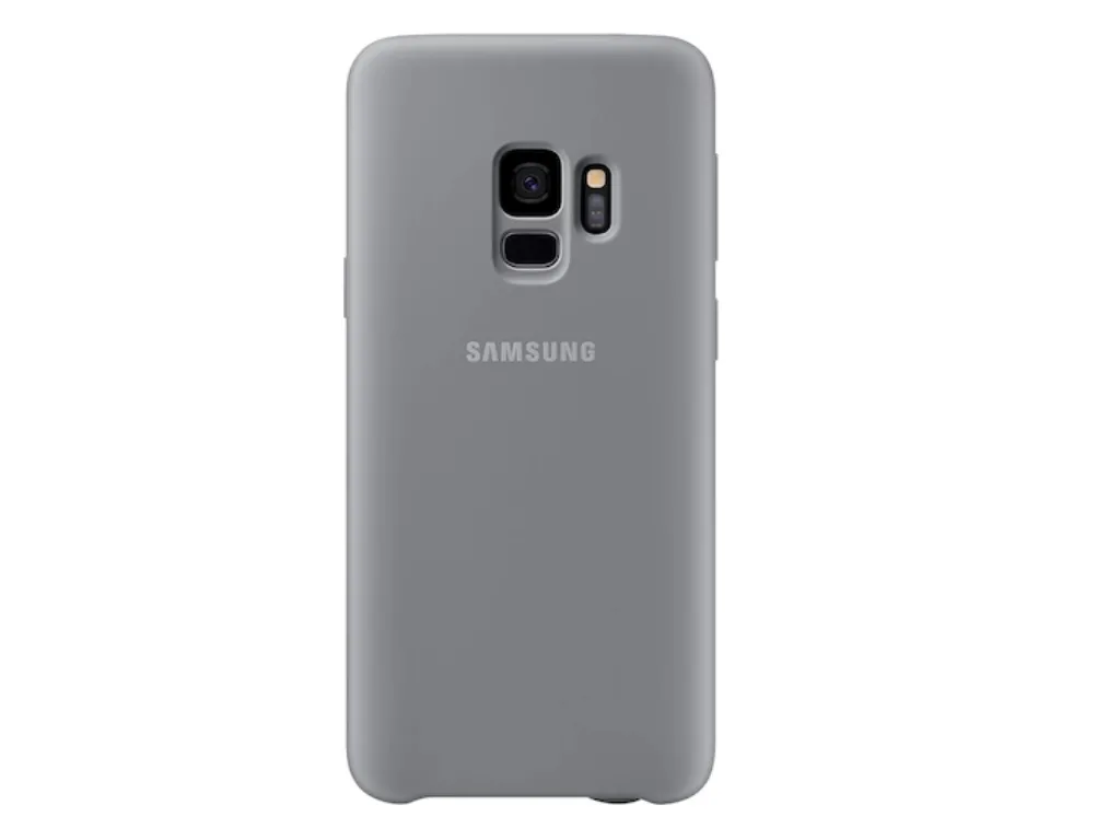 Чехол Samsung Silicone Cover for Galaxy S9, Grey