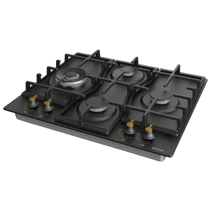 Газовая варочная панель Gorenje GW 6D42 CLB, Чёрный