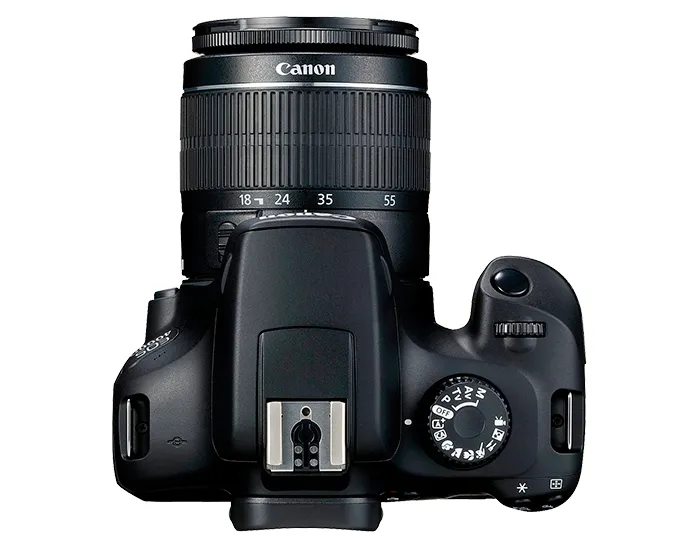 Aparat foto DSLR Canon EOS 4000D & EF-S 18-55mm III + SB130 + 16GB, Negru