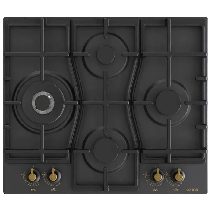Газовая варочная панель Gorenje GW 6D42 CLB, Чёрный
