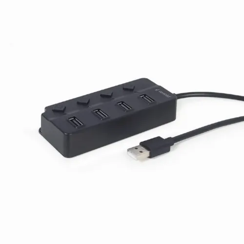 Adaptor Hub Gembird UHB-U2P4P-01, Negru