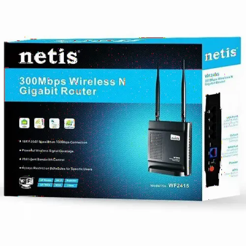 Router fără fir Netis WF2415, Negru