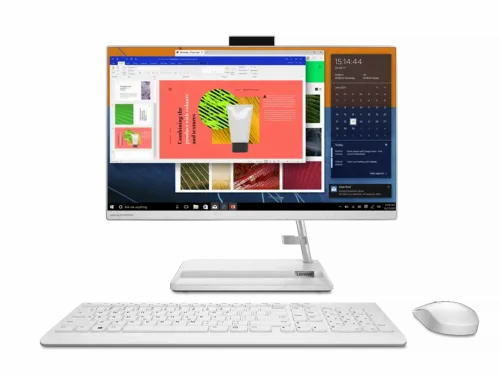 Computer All-in-One Lenovo IdeaCentre 3 22ITL6, 21,5", Intel Core i3-1115G4, 8GB/256GB, Fără SO, Alb