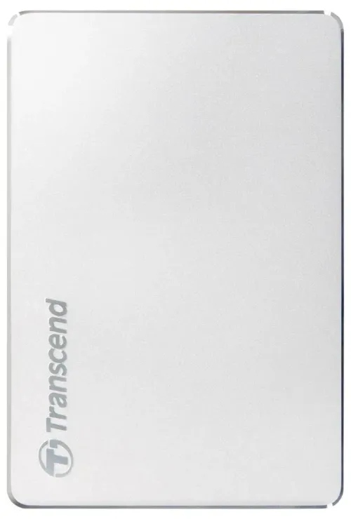 HDD portabil extern Transcend StoreJet 25C3S,  1 TB, Argintiu (TS1TSJ25C3S)