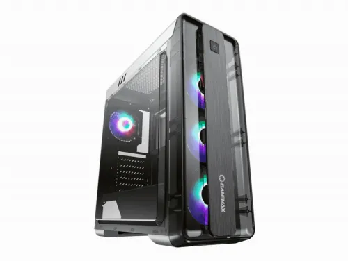 Carcasă PC Gamemax MoonLight FRGB, Midi-Tower, ATX, Alb