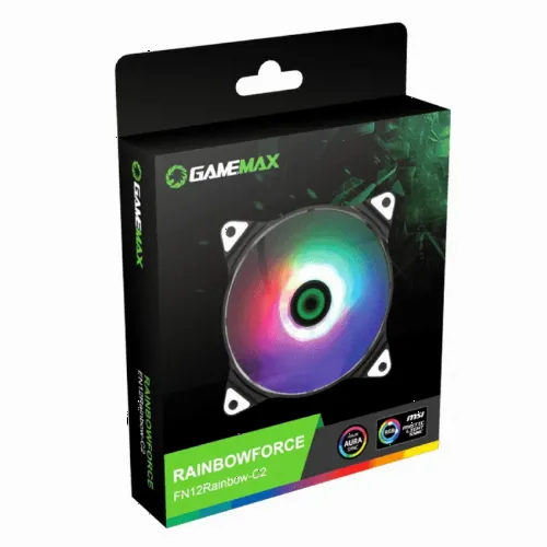 Вентилятор для ПК Gamemax FN-12Rainbow-C, 120 мм