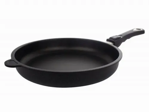 Сковорода AMT Gastroguss AMT-526-E, 1,6л, 26см, Чёрный