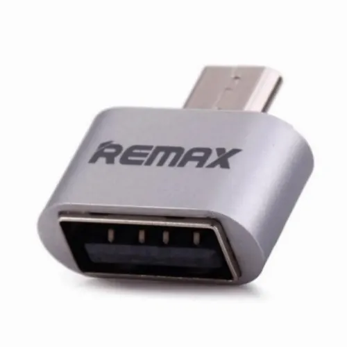 Adapter Remax OTG Micro-USB to USB A, Silver