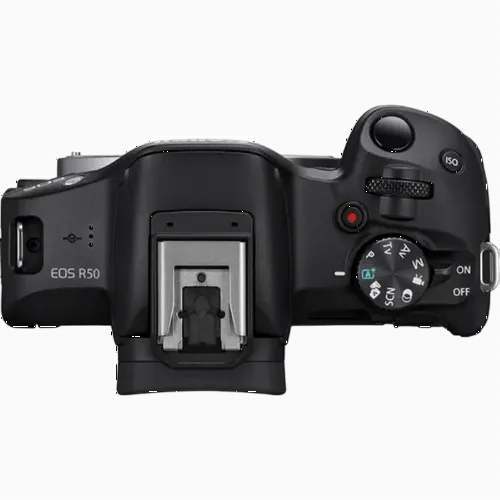 Aparat Foto Mirrorless Canon EOS R50 Black, BODY, Negru