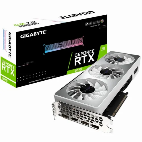 Видеокарта Gigabyte GV-N3070VISION OC-8GD,  8GB GDDR6 256бит