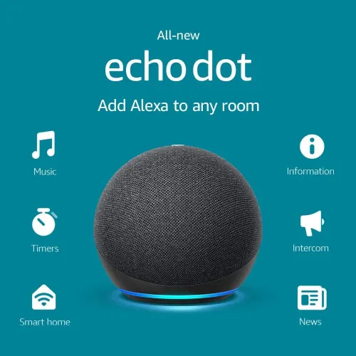 Умная колонка Amazon Echo (4th Gen), Угольный