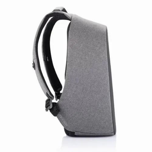 Rucsac pentru Laptop Bobby PRO, 15.6", Piele artificială, Gri