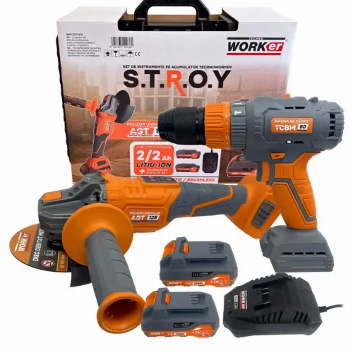Set instrumente pe acumulator STROY 2 buc