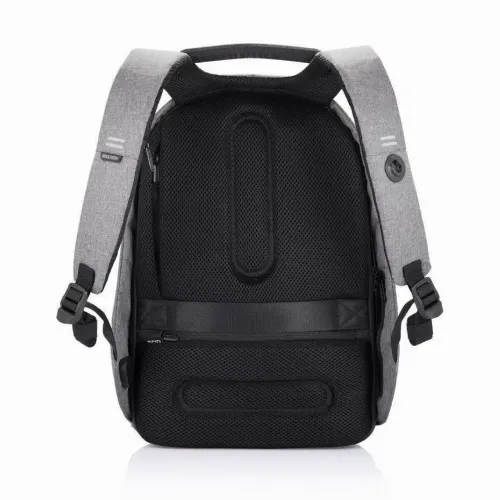 Rucsac pentru Laptop Bobby PRO, 15.6", Piele artificială, Gri